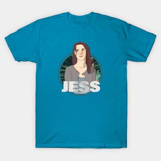 Y2K Audio Drama Podcast Character Design - Jess T-Shirt by y2kpod